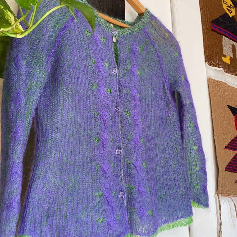 free people mohair cardigan